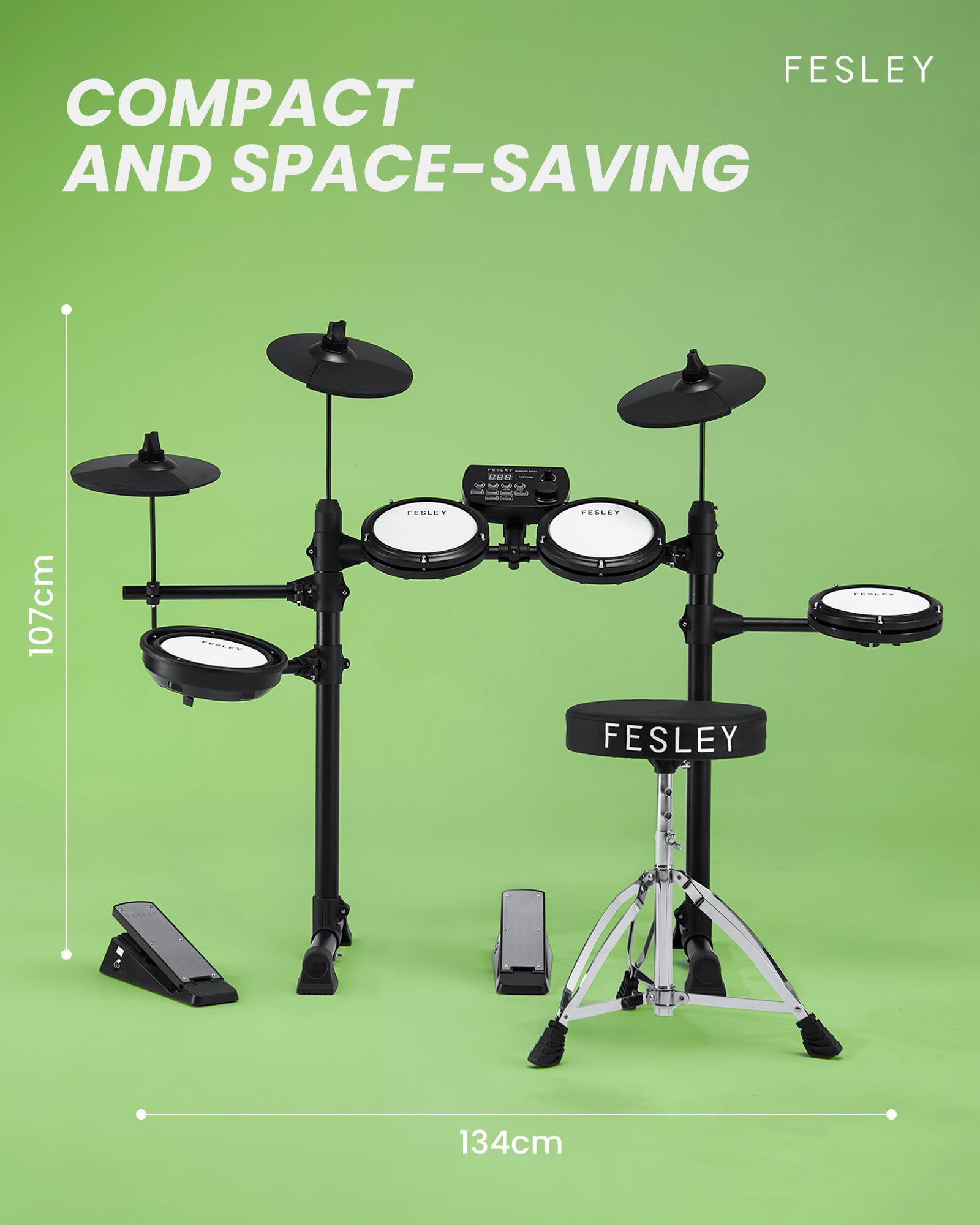 Fesley FED150W Electric Drum Set