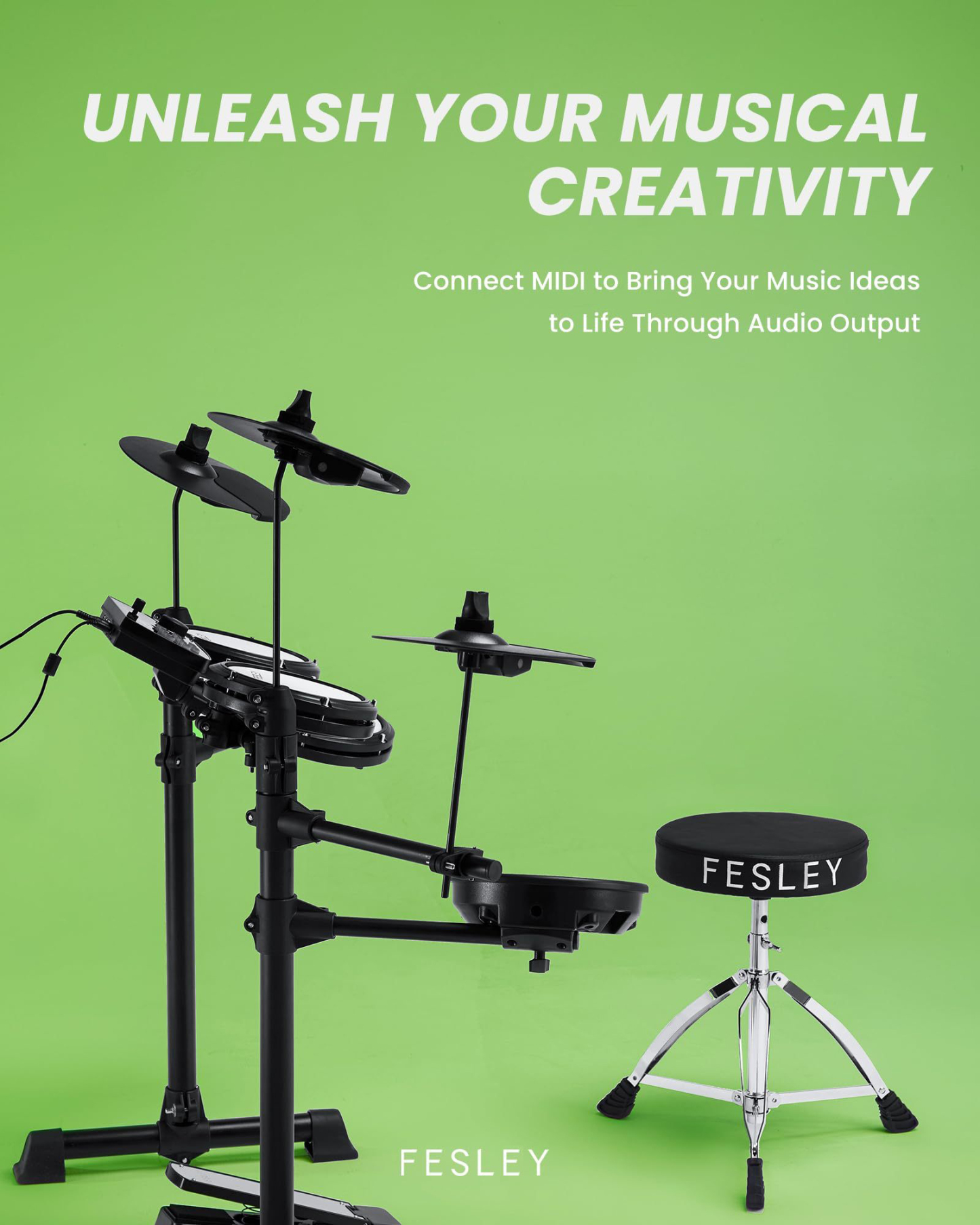 Fesley FED150W Electric Drum Set