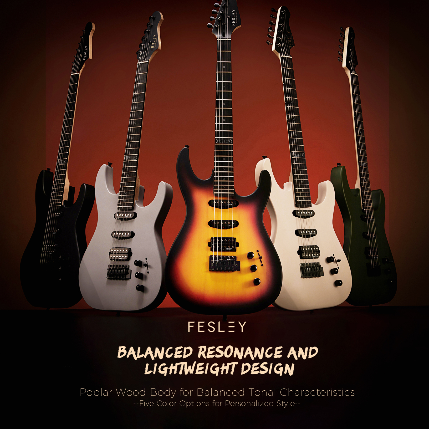 Fesley FST400M 39" Electric Guitar