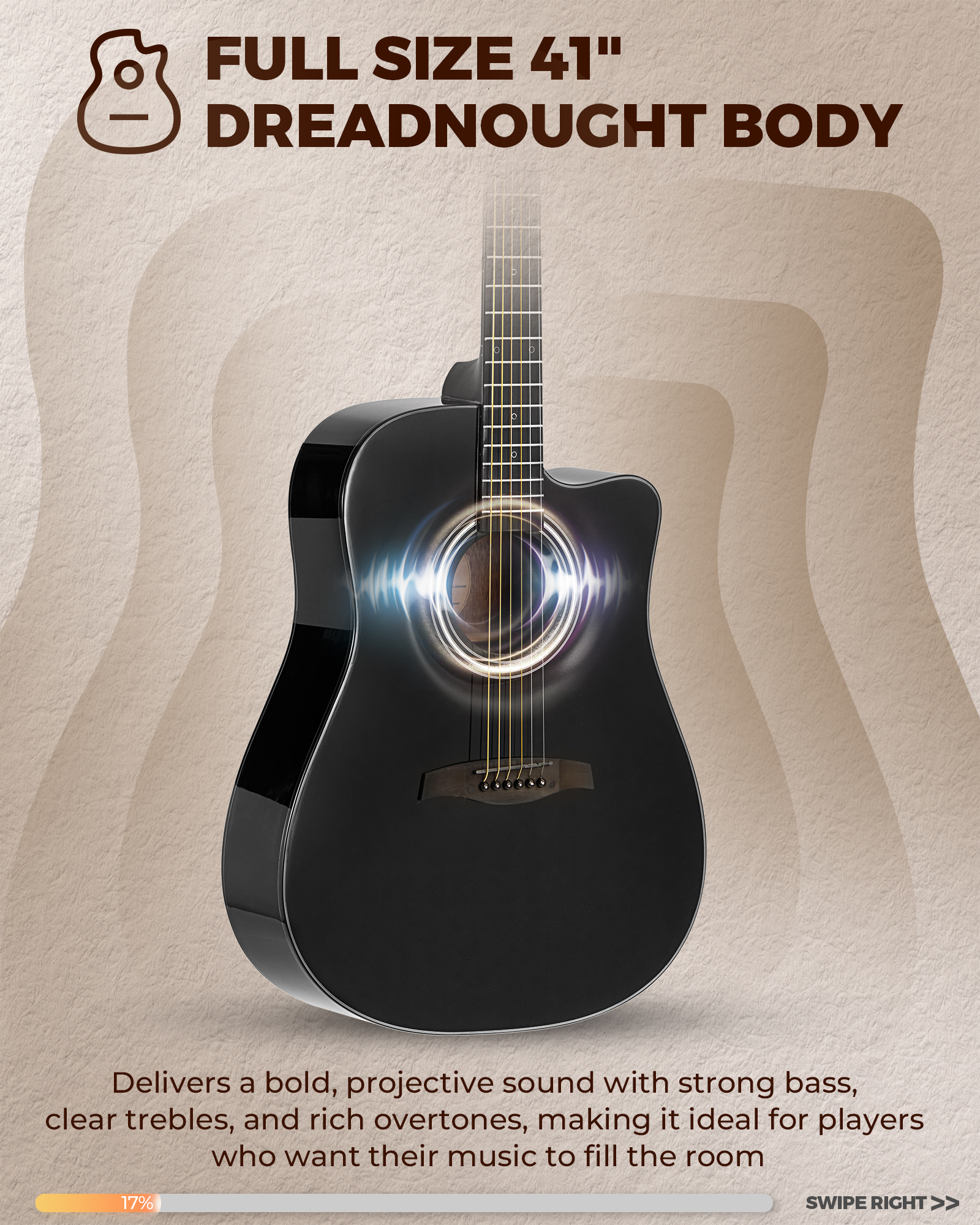 Fesley FD60C Acoustic Guitar Kit