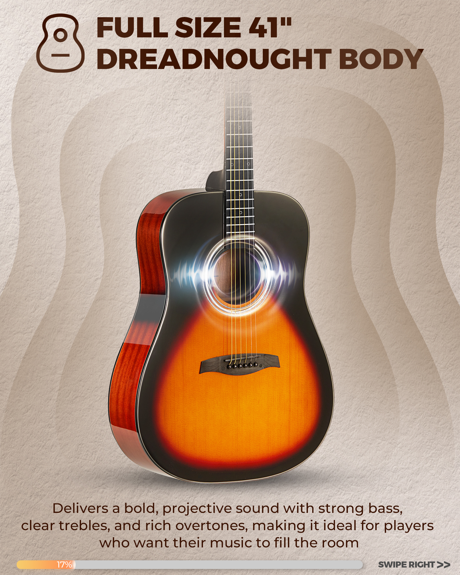 Fesley FD60 Acoustic Guitar Kit