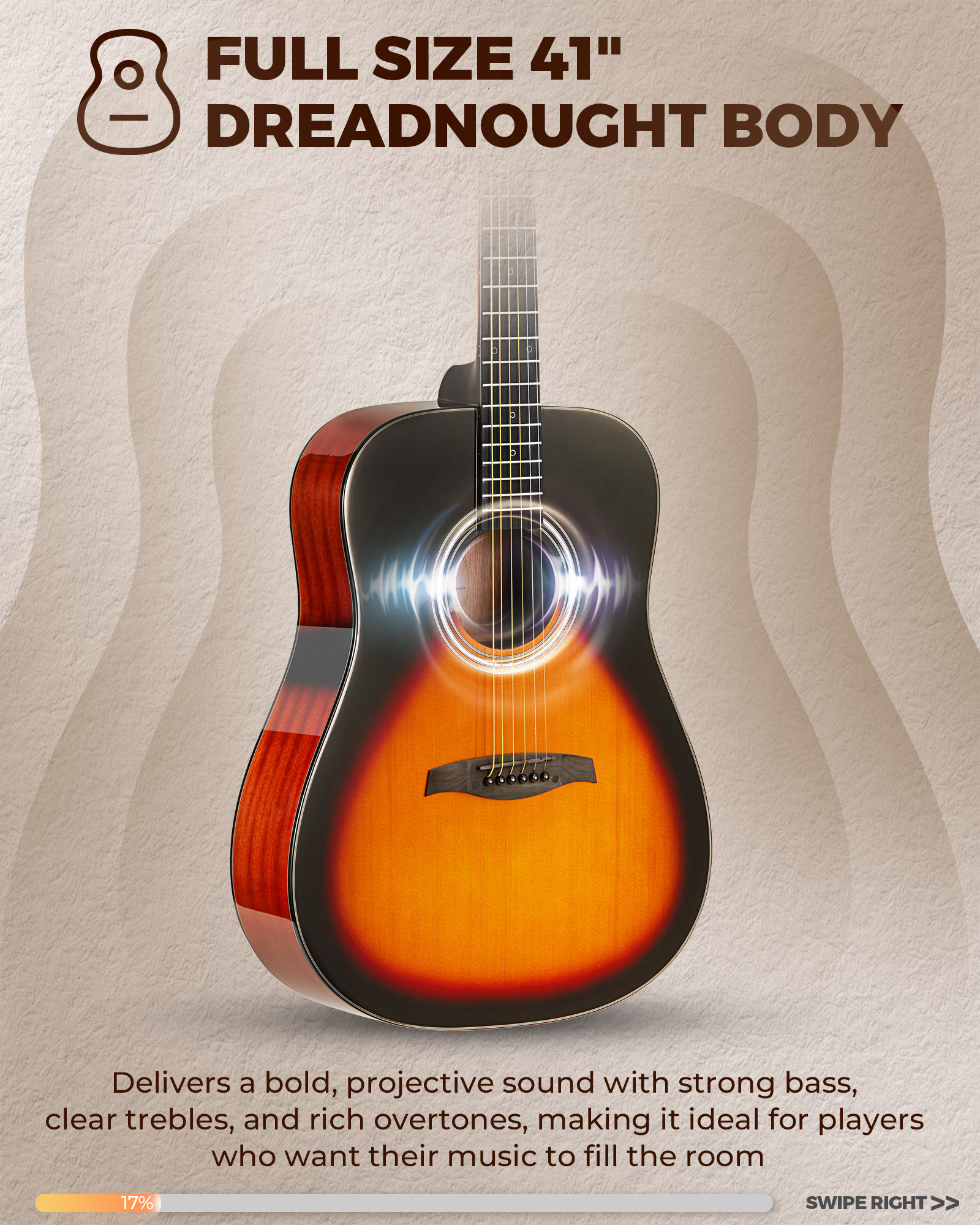 Fesley FD60 Acoustic Guitar Kit