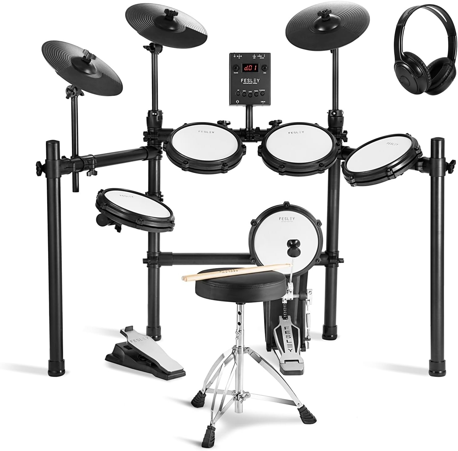 Fesley FED900W Electric Drum Set