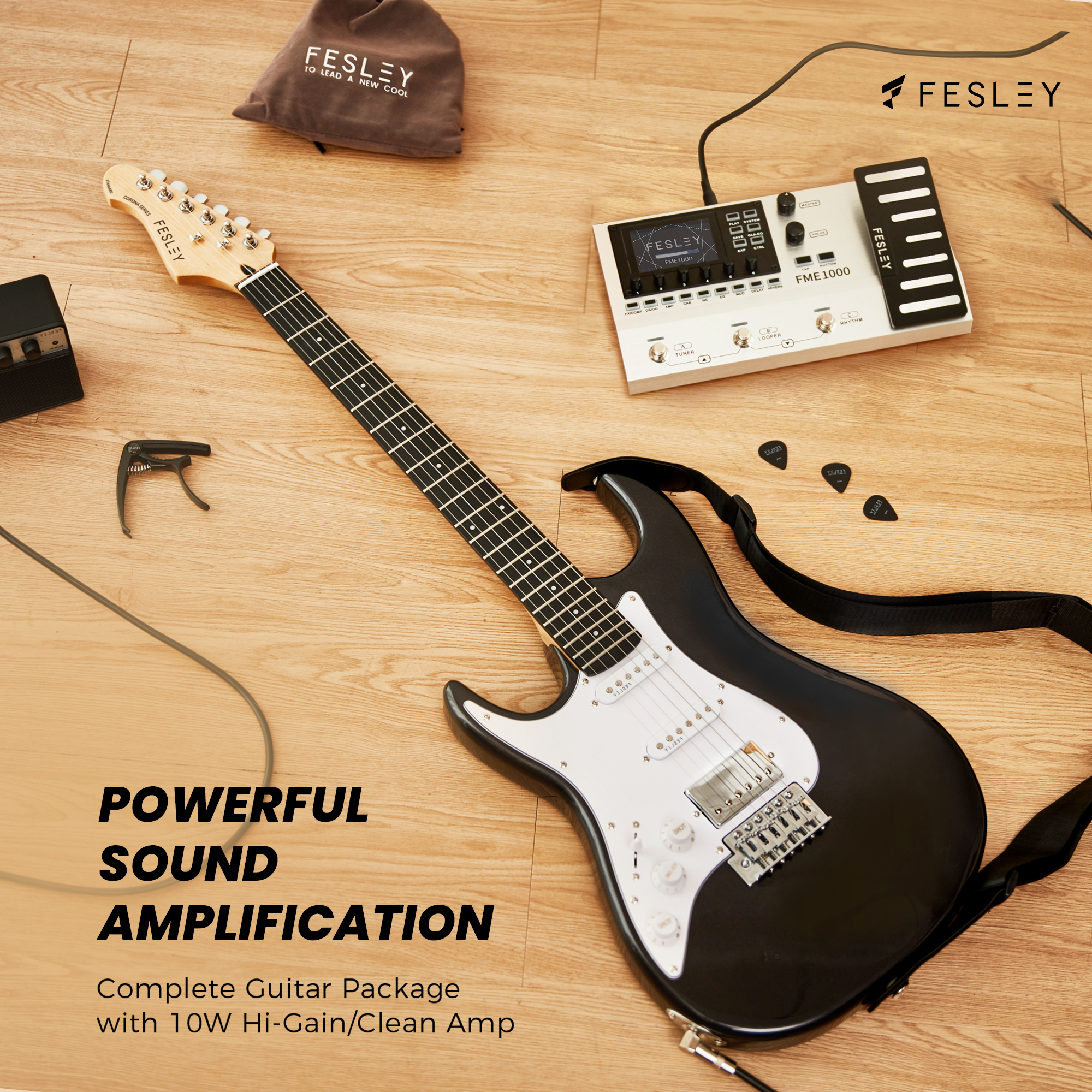 Fesley FST100L Left-Handed Electric Guitar