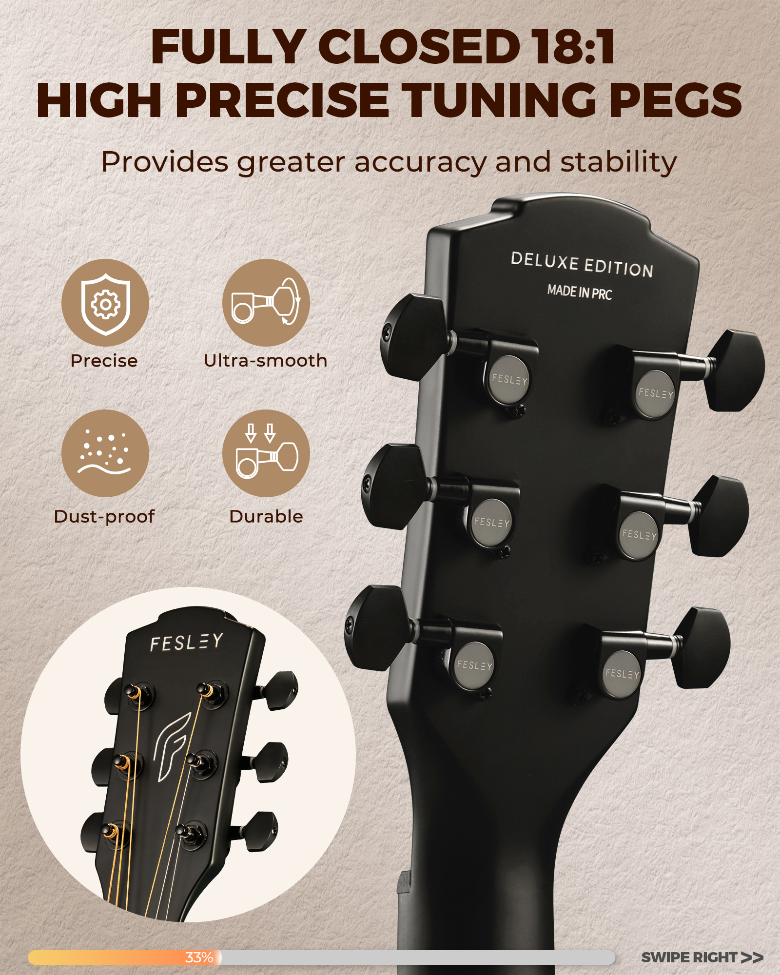 Fesley FD60C Acoustic Guitar Kit