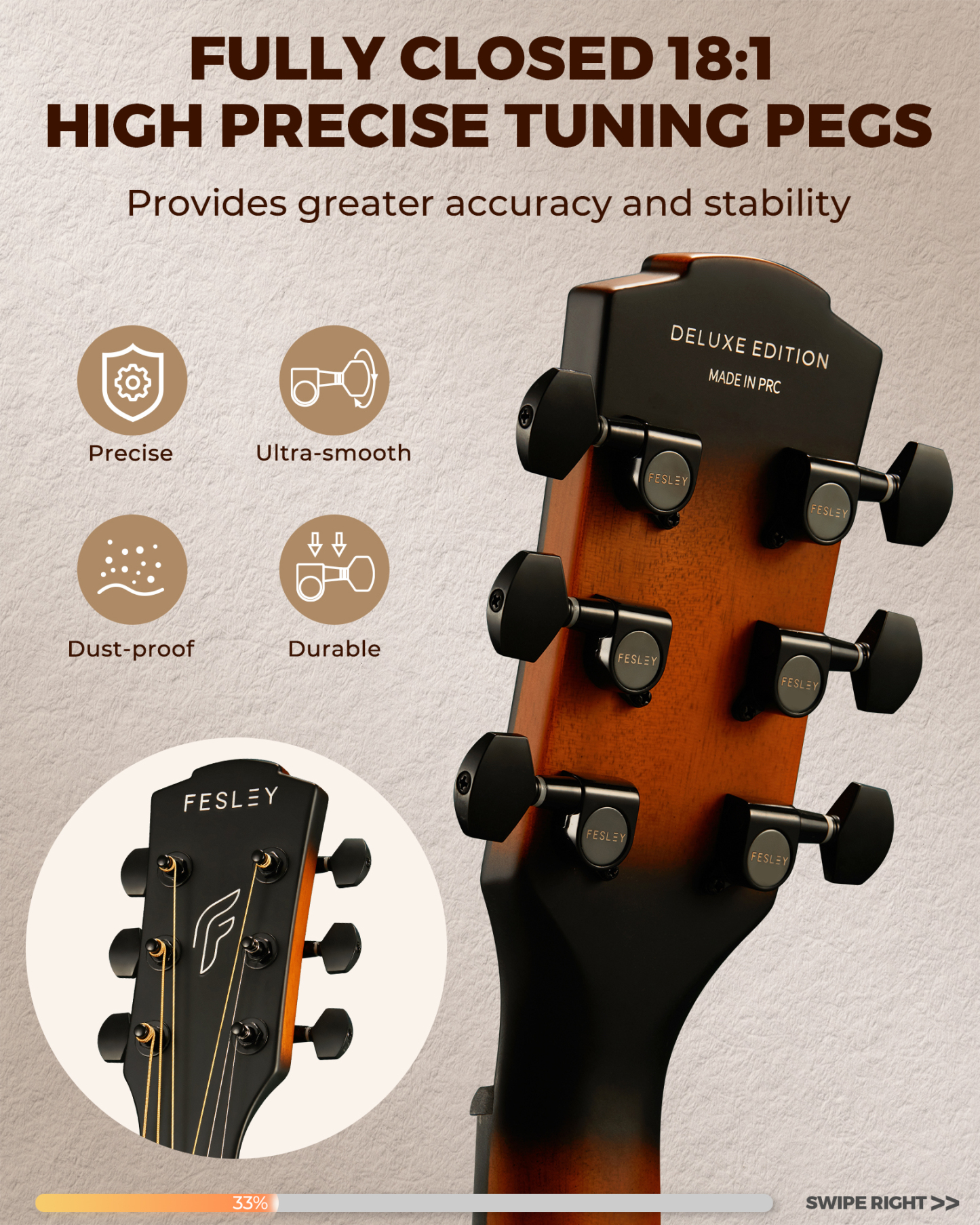 Fesley FD60 Acoustic Guitar Kit