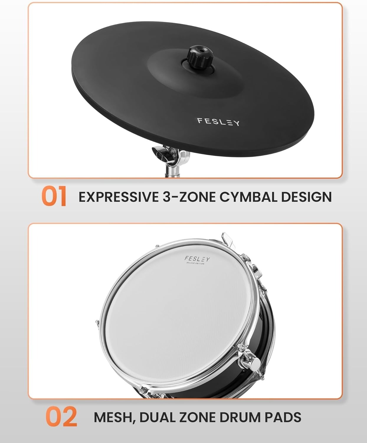 Fesley FED1500W Electric Drum Set