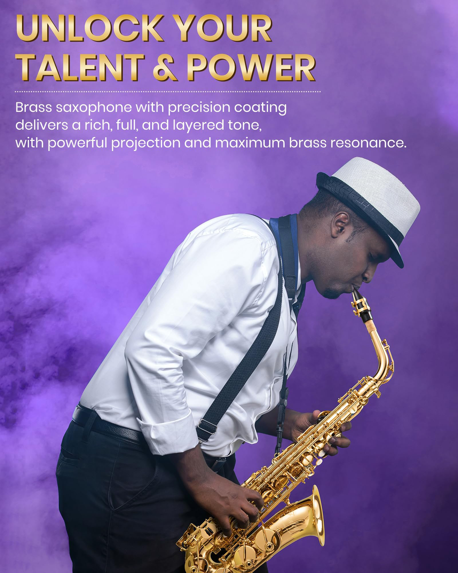 Fesley Saxophone E Flat Alto Saxophone