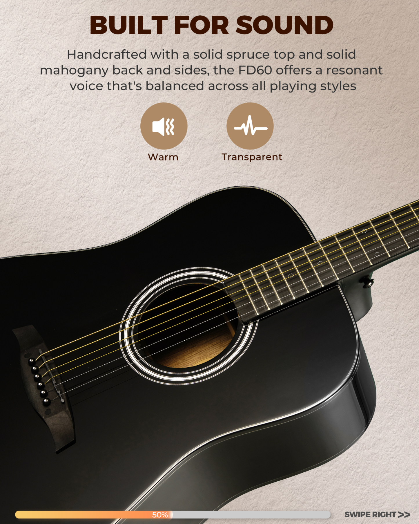 Fesley FD60 Acoustic Guitar Kit