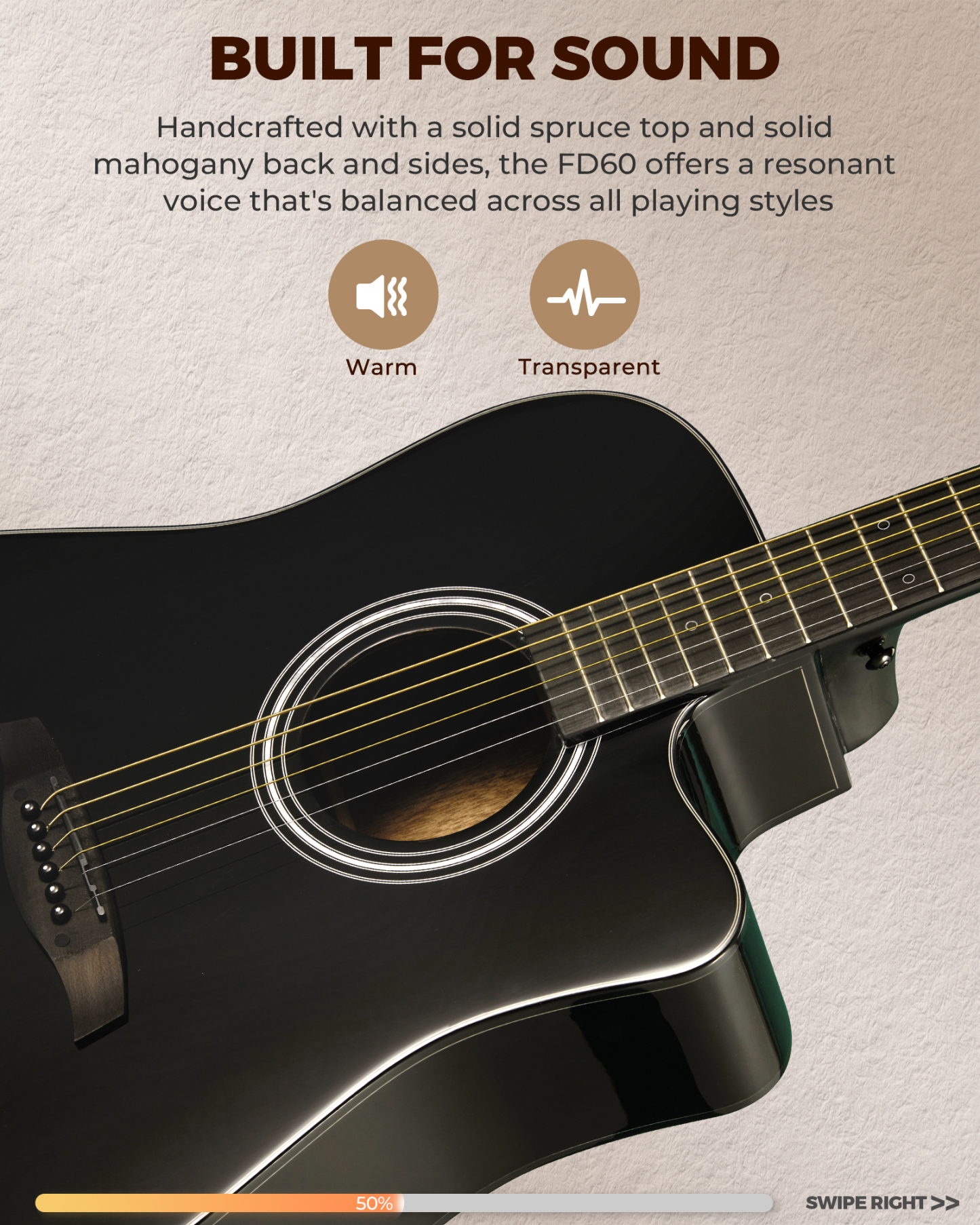 Fesley FD60C Acoustic Guitar Kit