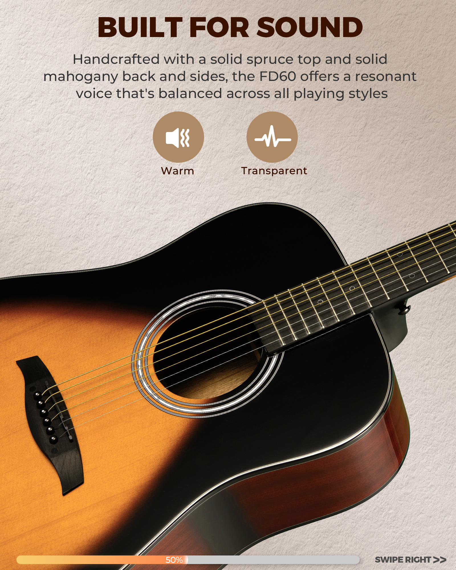 Fesley FD60 Acoustic Guitar Kit
