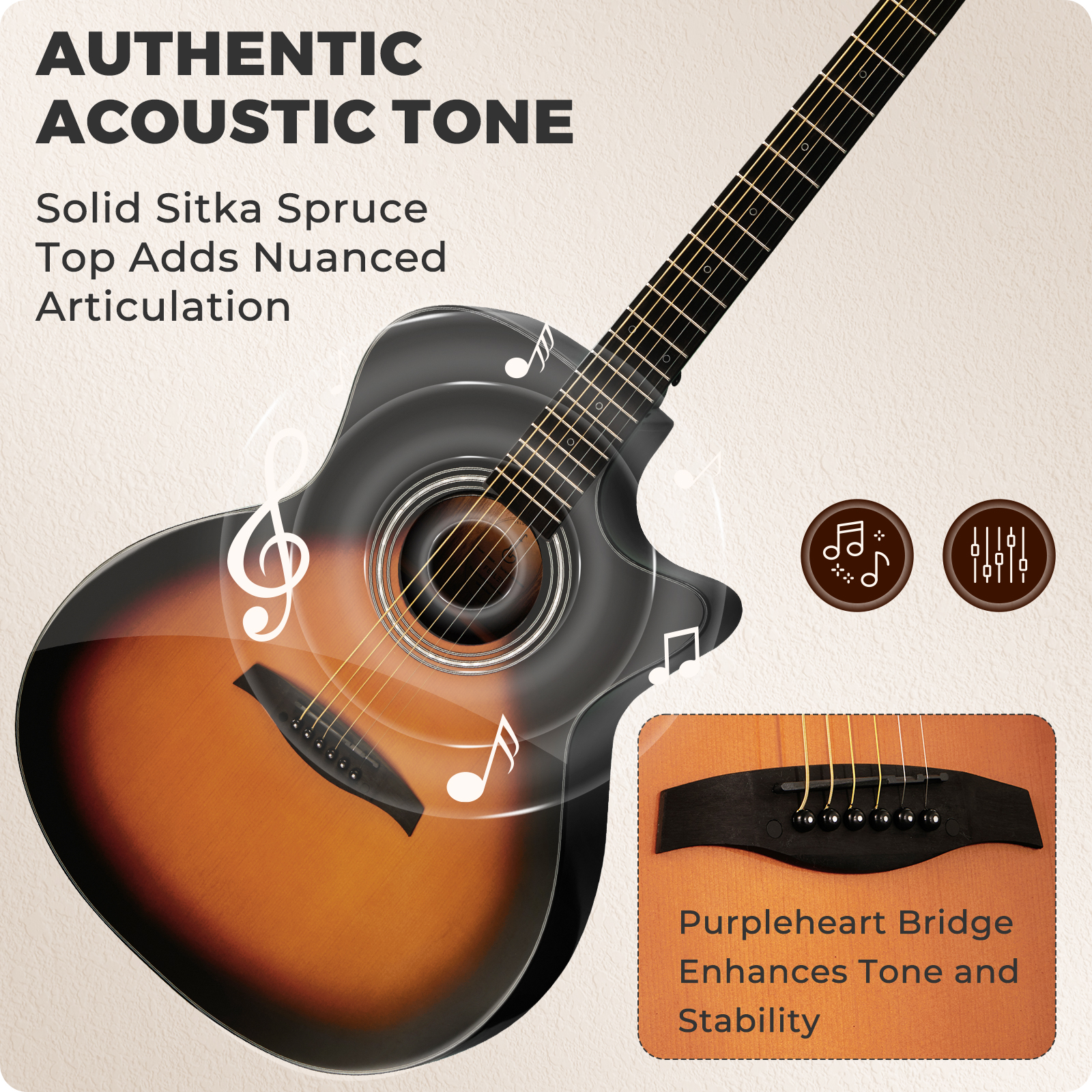 Fesley FF60 Acoustic Guitar Kit