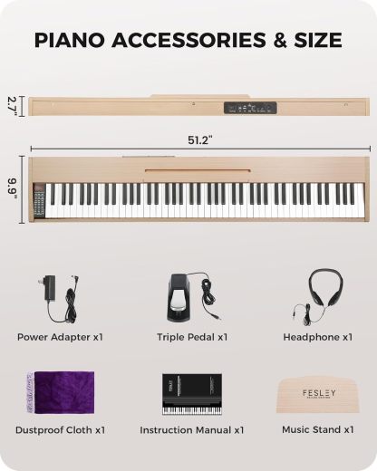 Fesley FEP300 Weighted Piano Keyboard