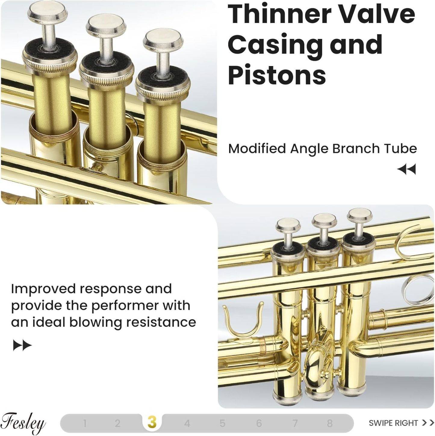 Fesley Bb Standard Trumpet Set