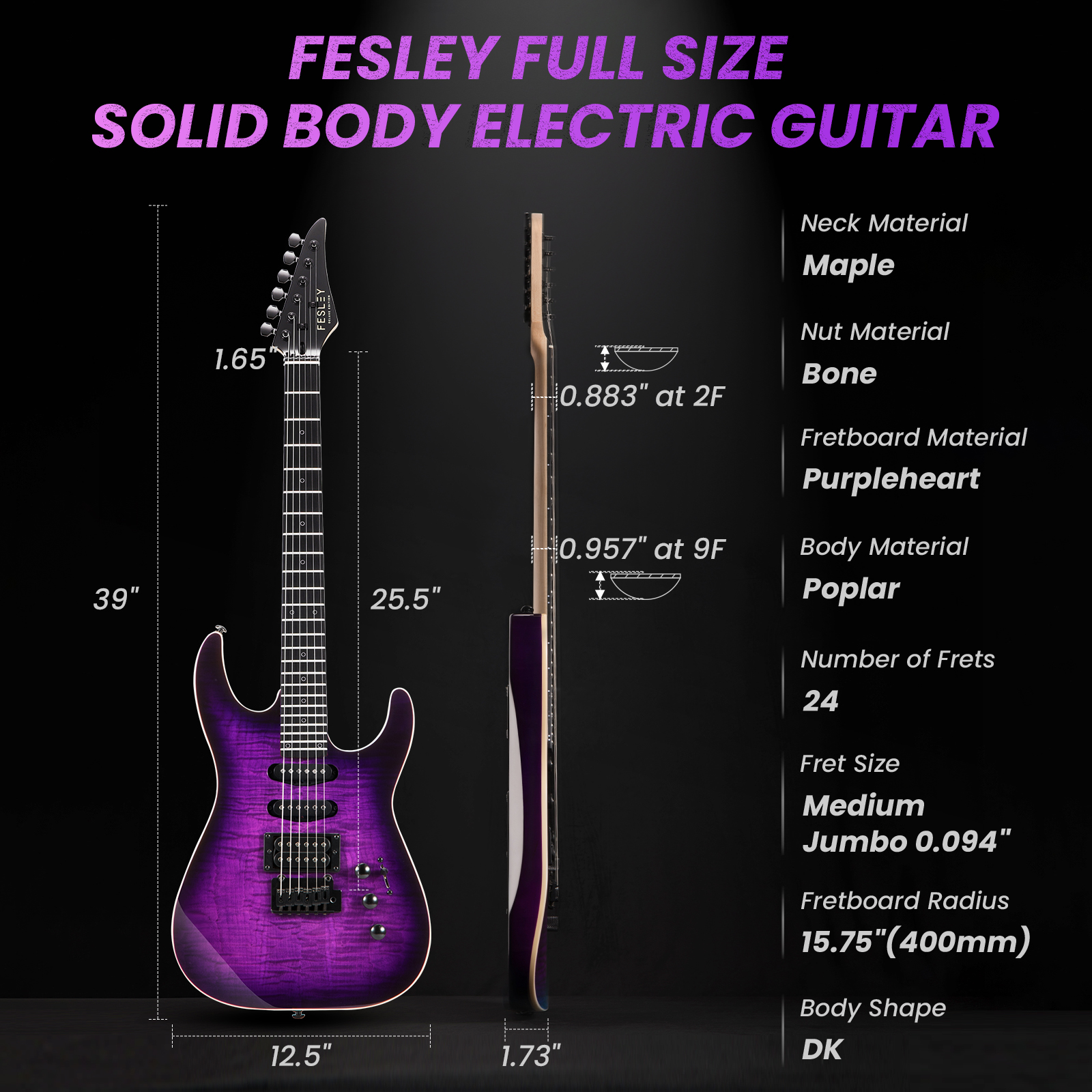 Fesley FDK800 Electric Guitar