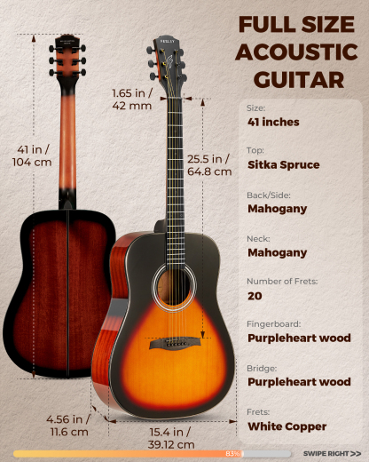 Fesley FD60 Acoustic Guitar Kit