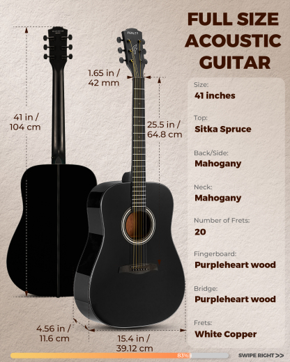 Fesley FD60 Acoustic Guitar Kit