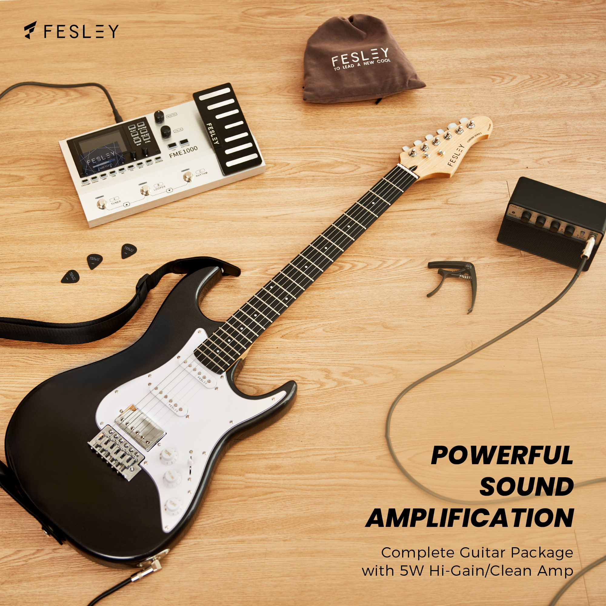 Fesley FST100 39 Inch Electric Guitar