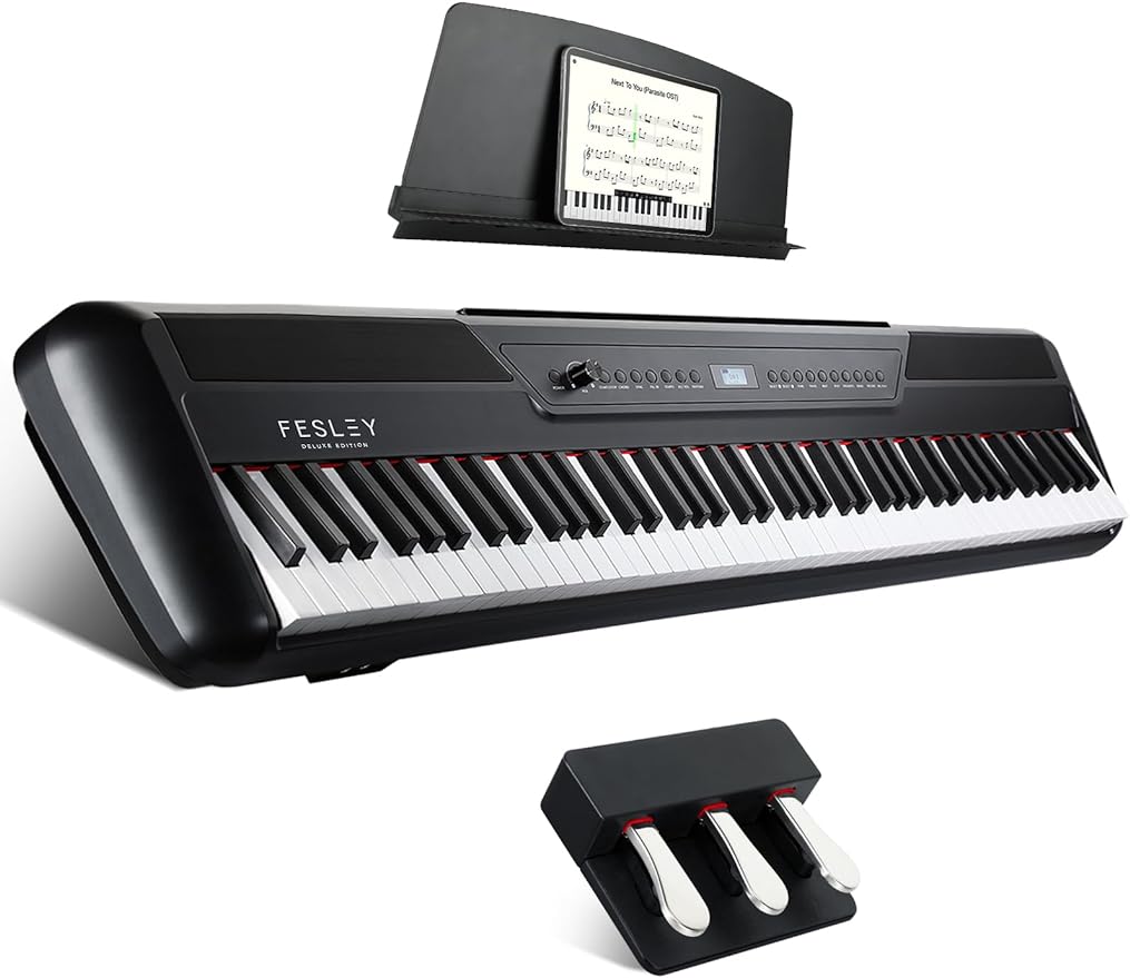 Teclat de piano digital ponderat de 88 teclesTeclat de piano digital ponderat de 88 tecles  