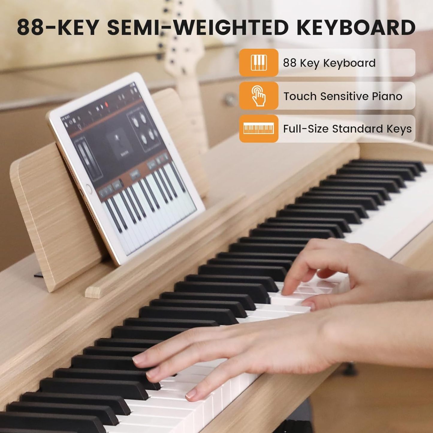 Fesley FEP660 Semi-Weighted Digital Piano Beige