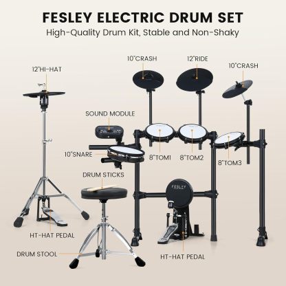 Fesley FED1000W Electric Drum Set