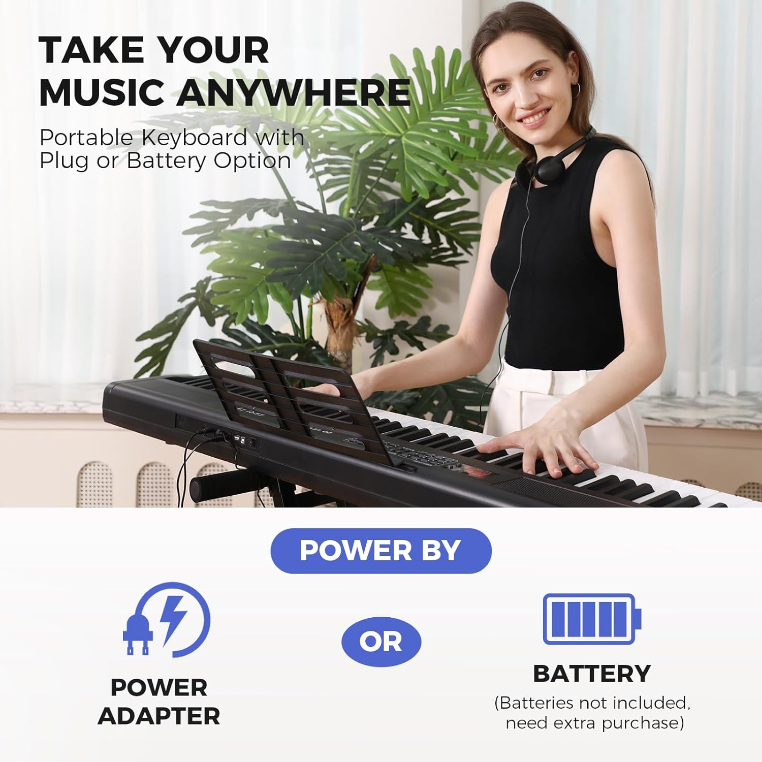 Fesley FEP160 Bluetooth Piano Keyboard 88 Keys – Fesleymusic