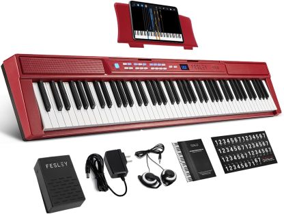 Fesley FEP100 Bluetooth Piano Keyboard 88 Keys