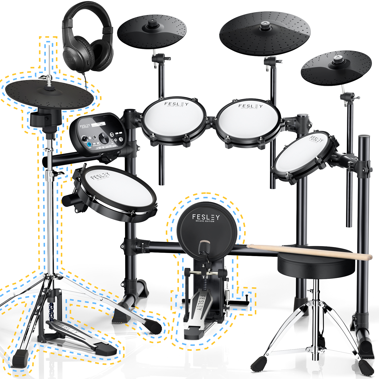 Fesley FED1000 Electric Drum Set