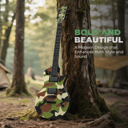 Fesley FLP400 39"  Electric Guitar Kit- Camouflage