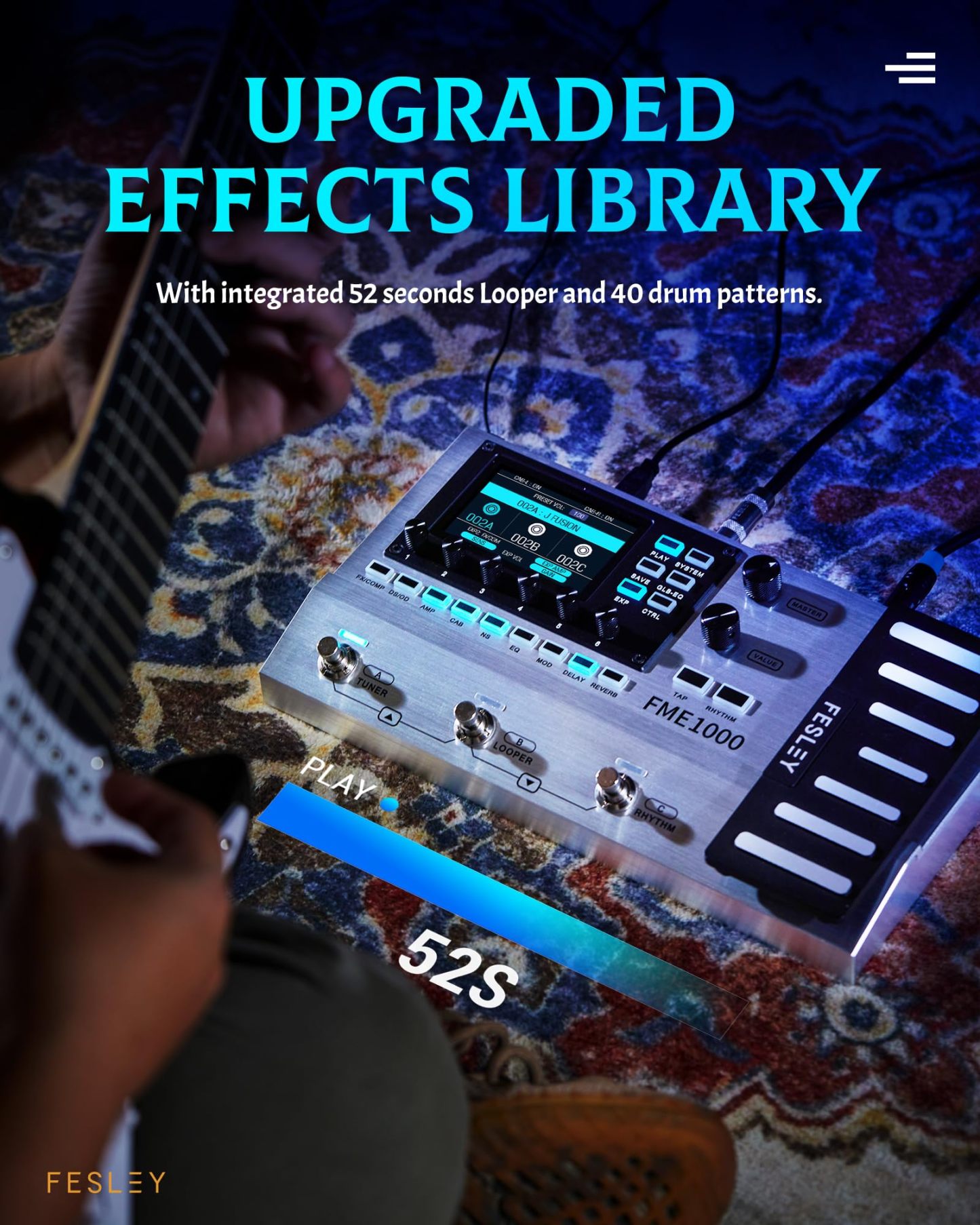 Fesley Multi-Effects Guitar Pedal