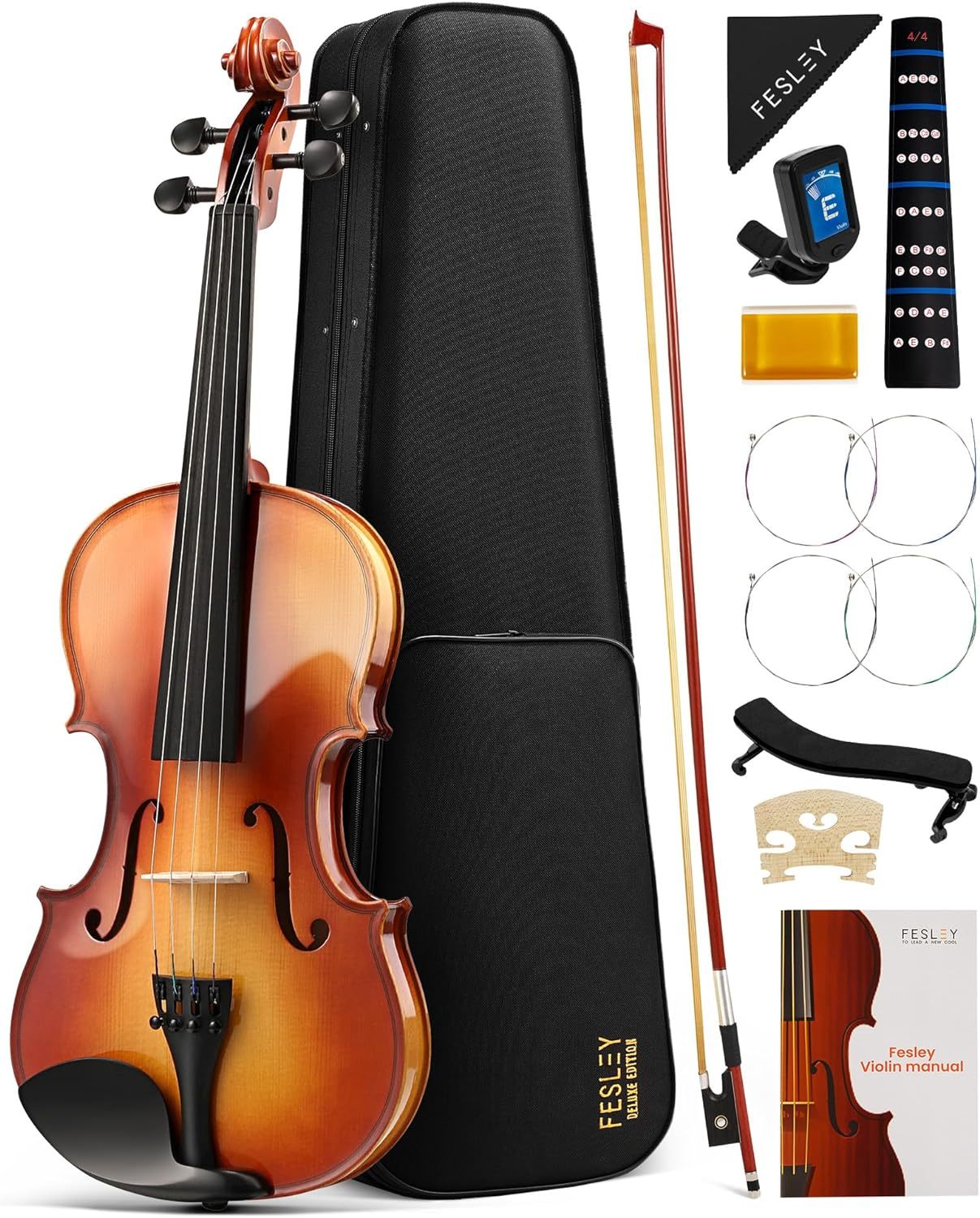 Fesley Violin 4/4 Full Set