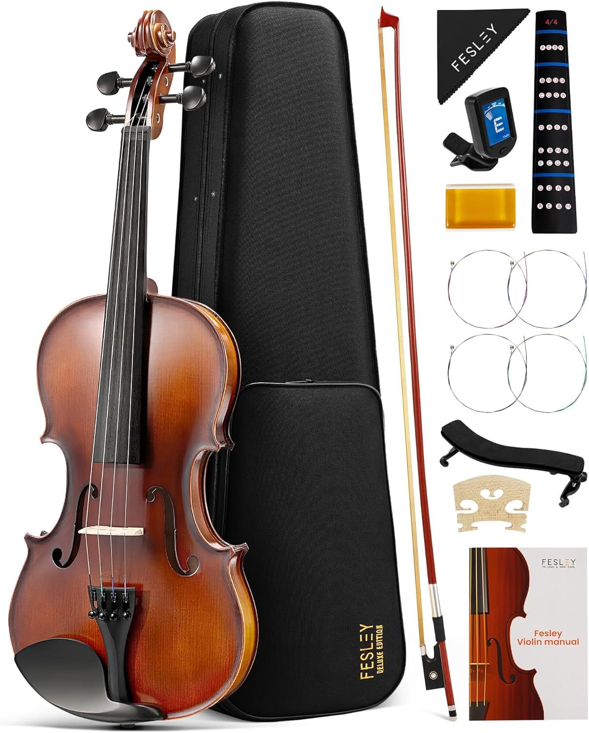 Fesley Violin 4/4 Full Set