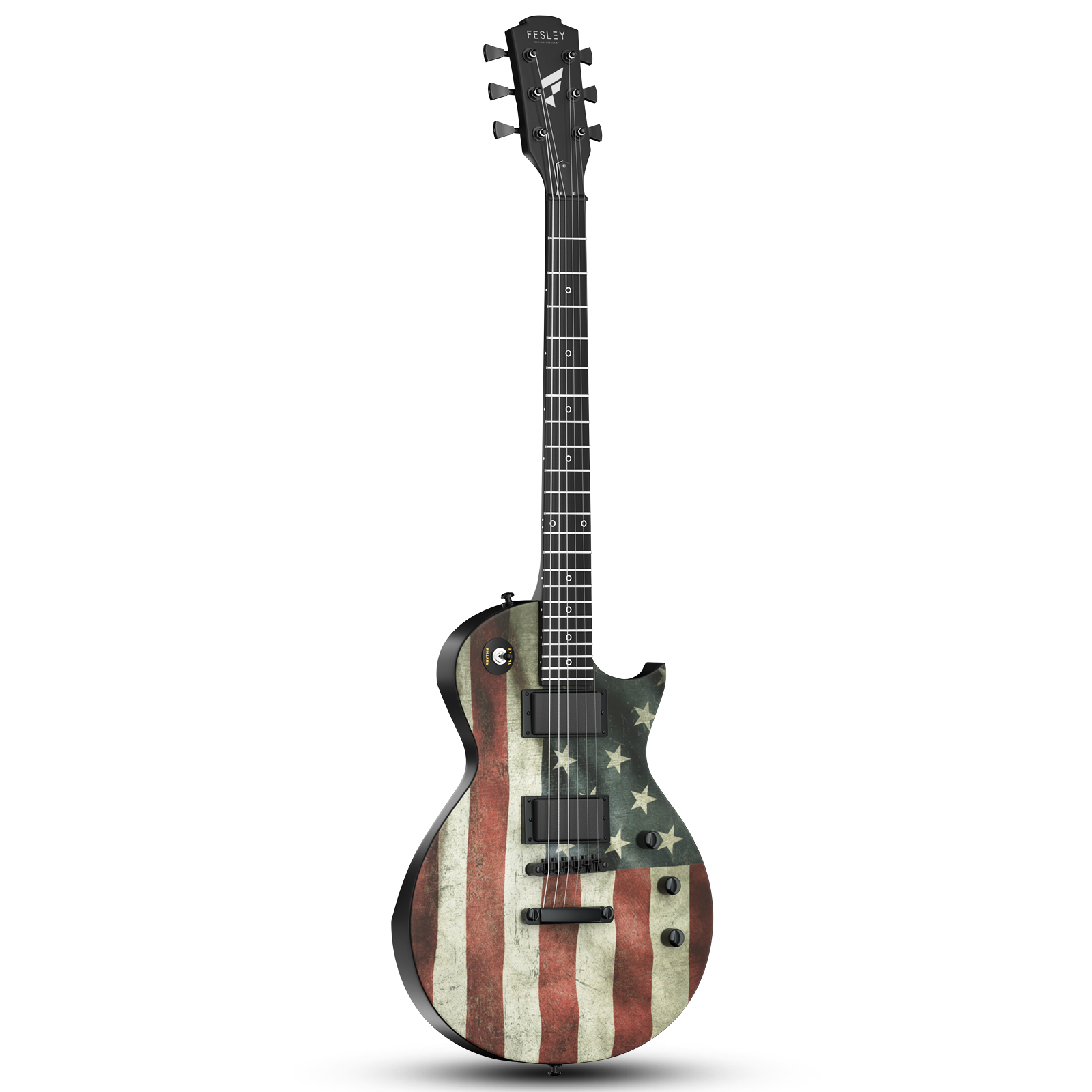Fesley FLP400-US Flag 39" LP Electric Guitar