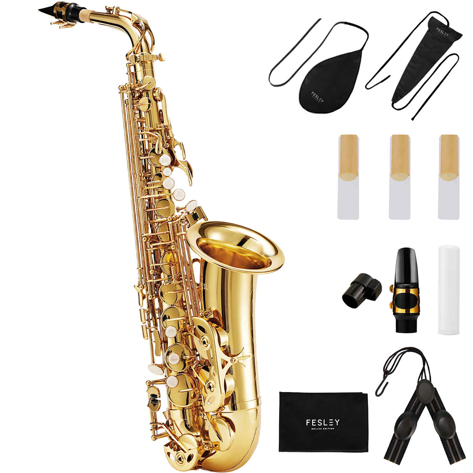 Fesley Saxophone E Flat Alto Saxophone