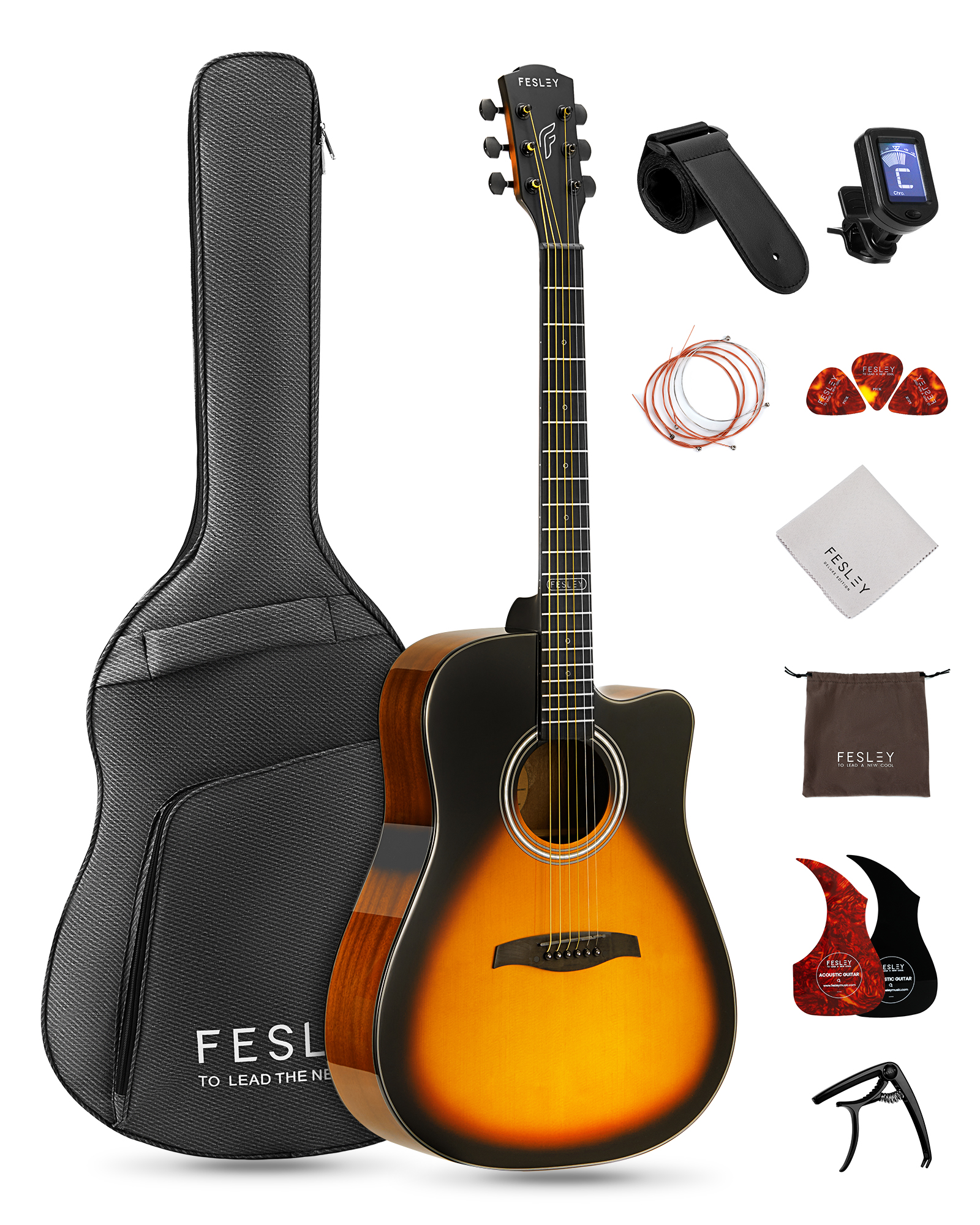 Fesley FD60C Acoustic Guitar Kit – Fesleymusic