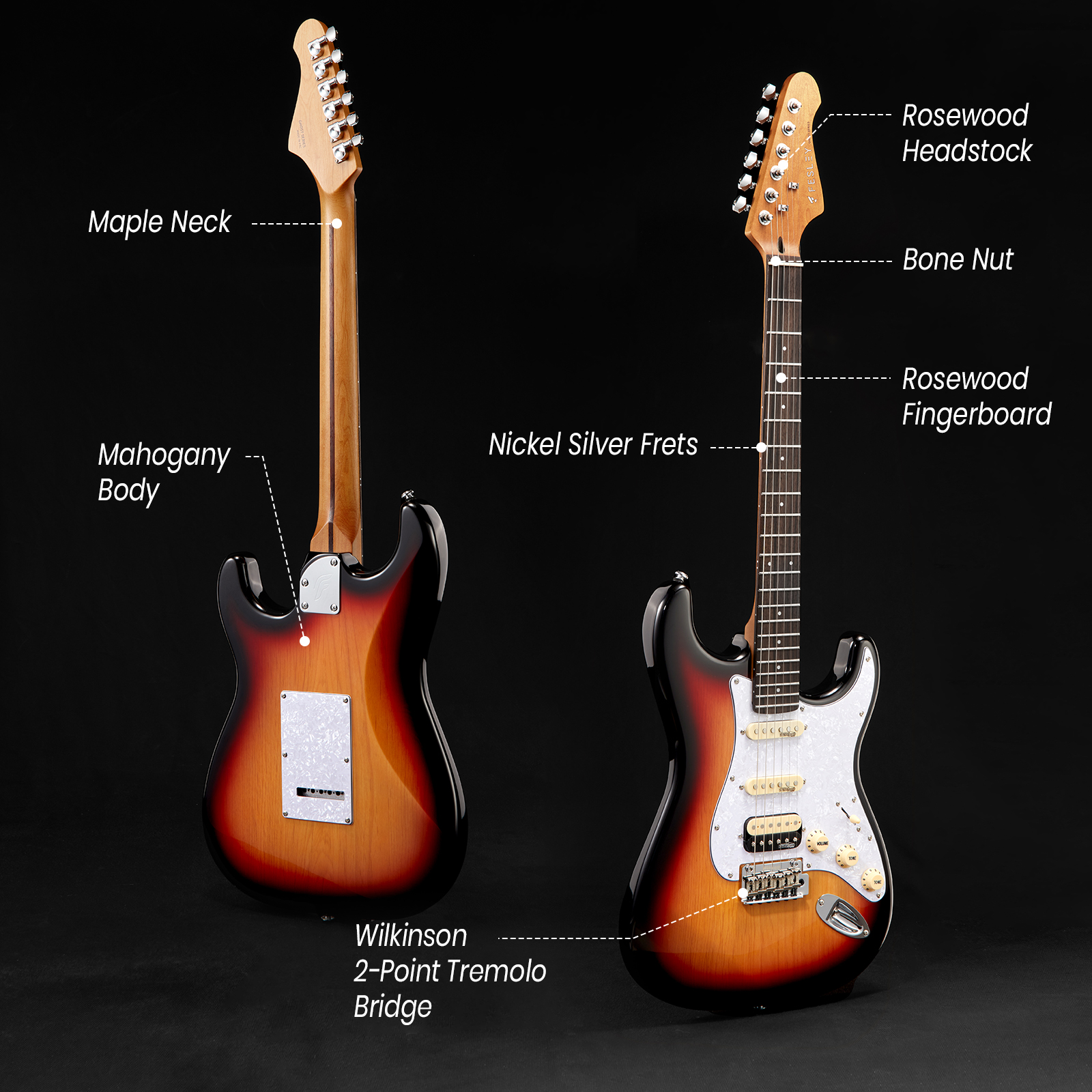 Fesley FST1000 39" Electric Guitar