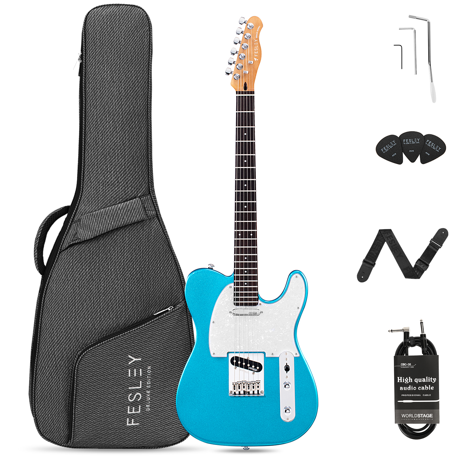 Fesley FTC1000 39" TL Style Electric Guitar