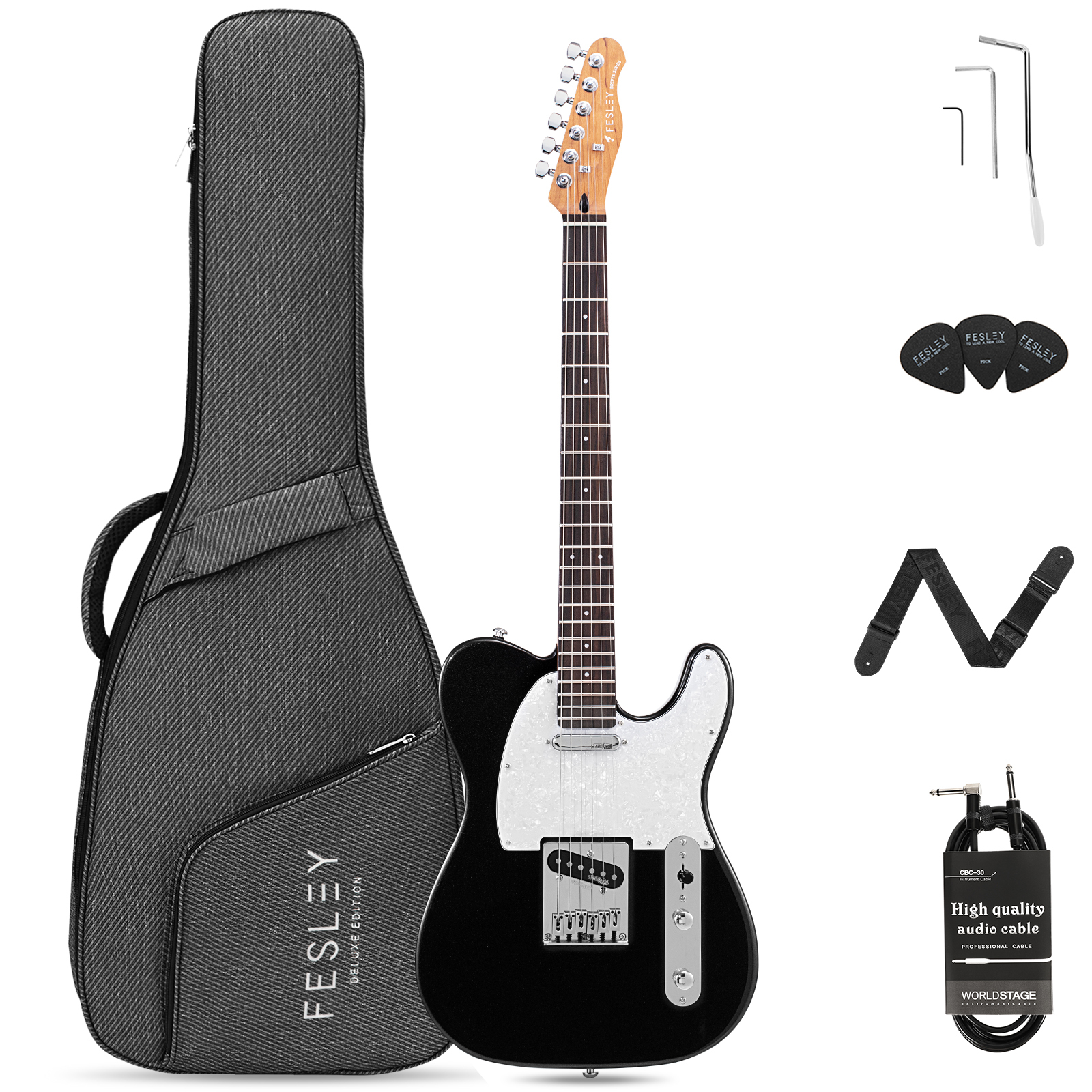 Fesley FTC1000 39" TL Style Electric Guitar