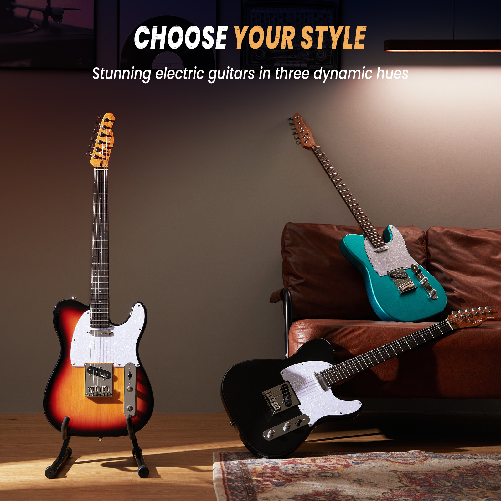 Fesley FTC1000 39" TL Style Electric Guitar