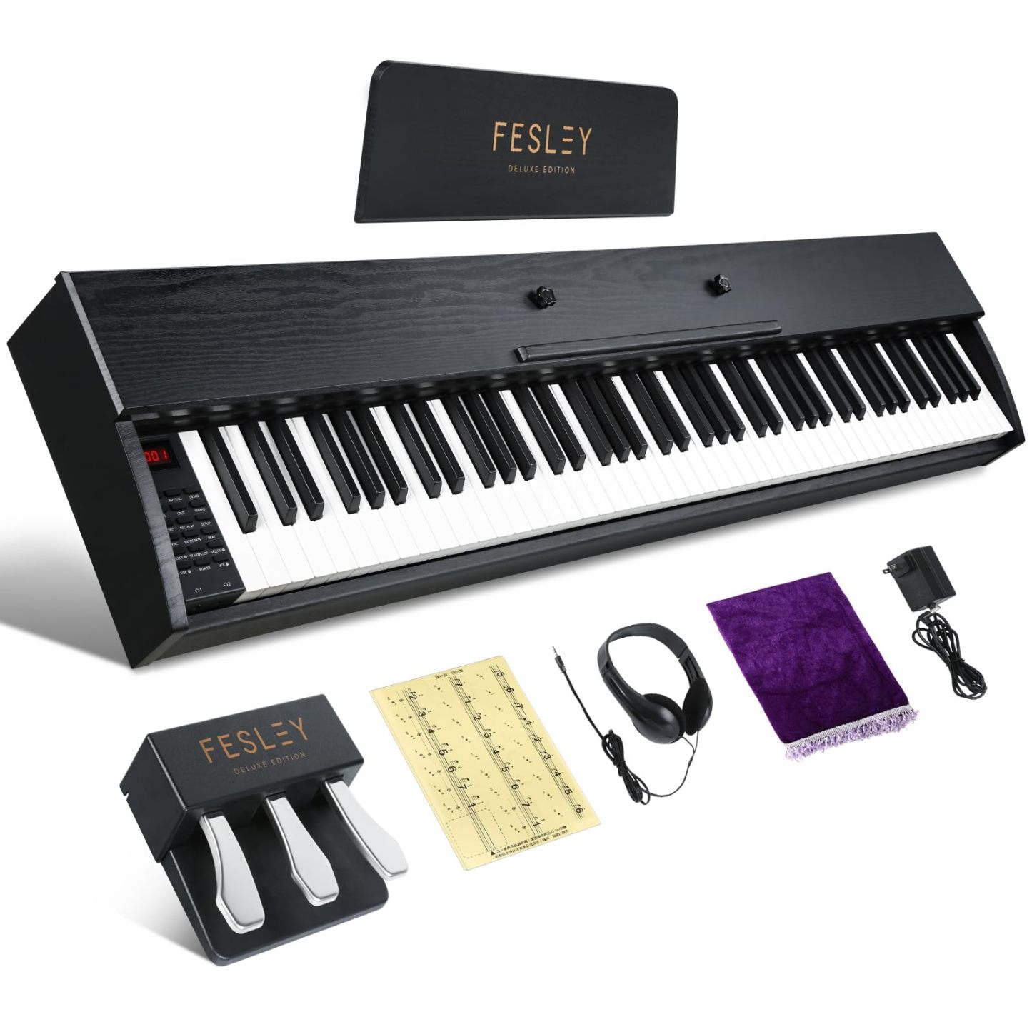 Fesley FEP660 Semi-Weighted Digital Piano Beige