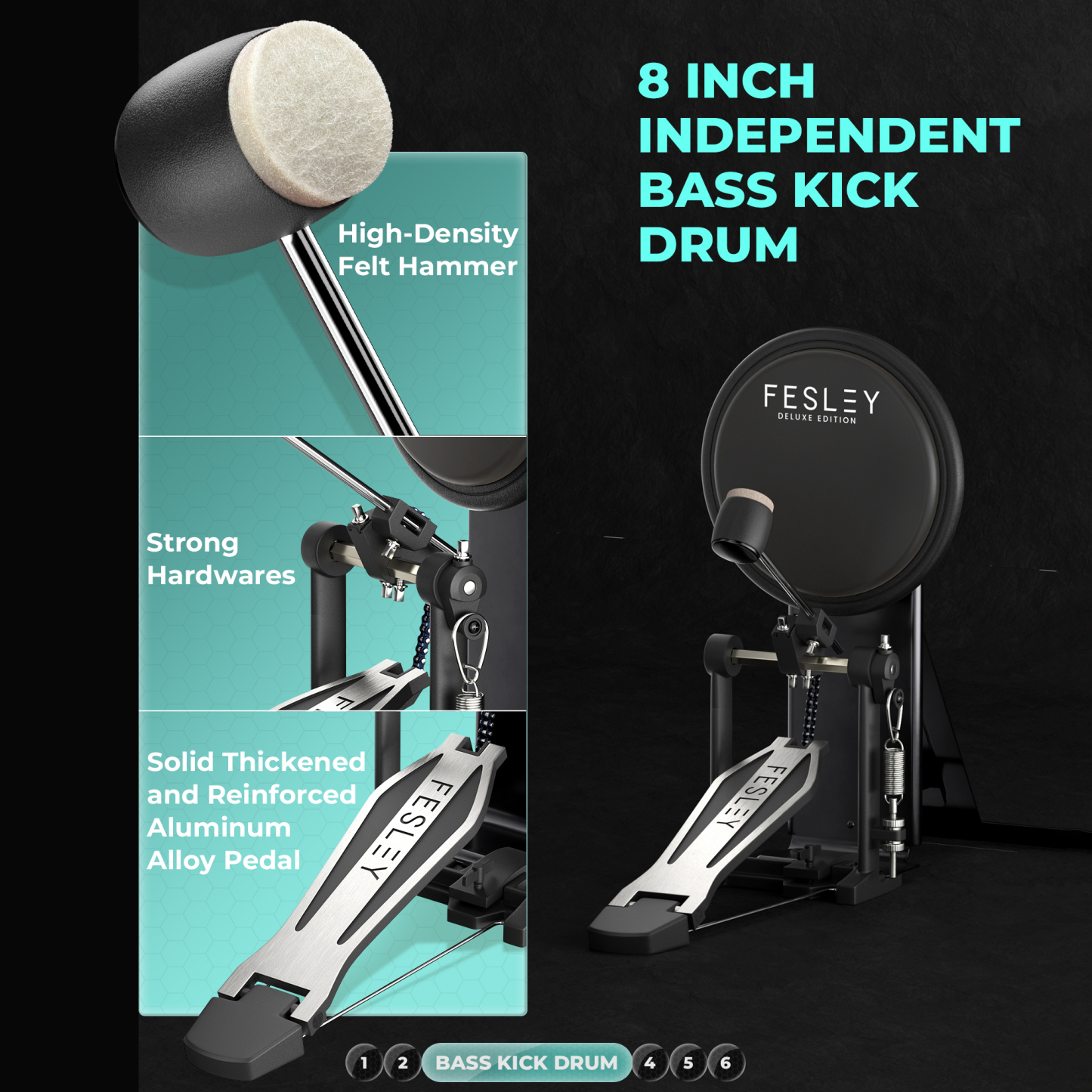Fesley FED1000 Electric Drum Set