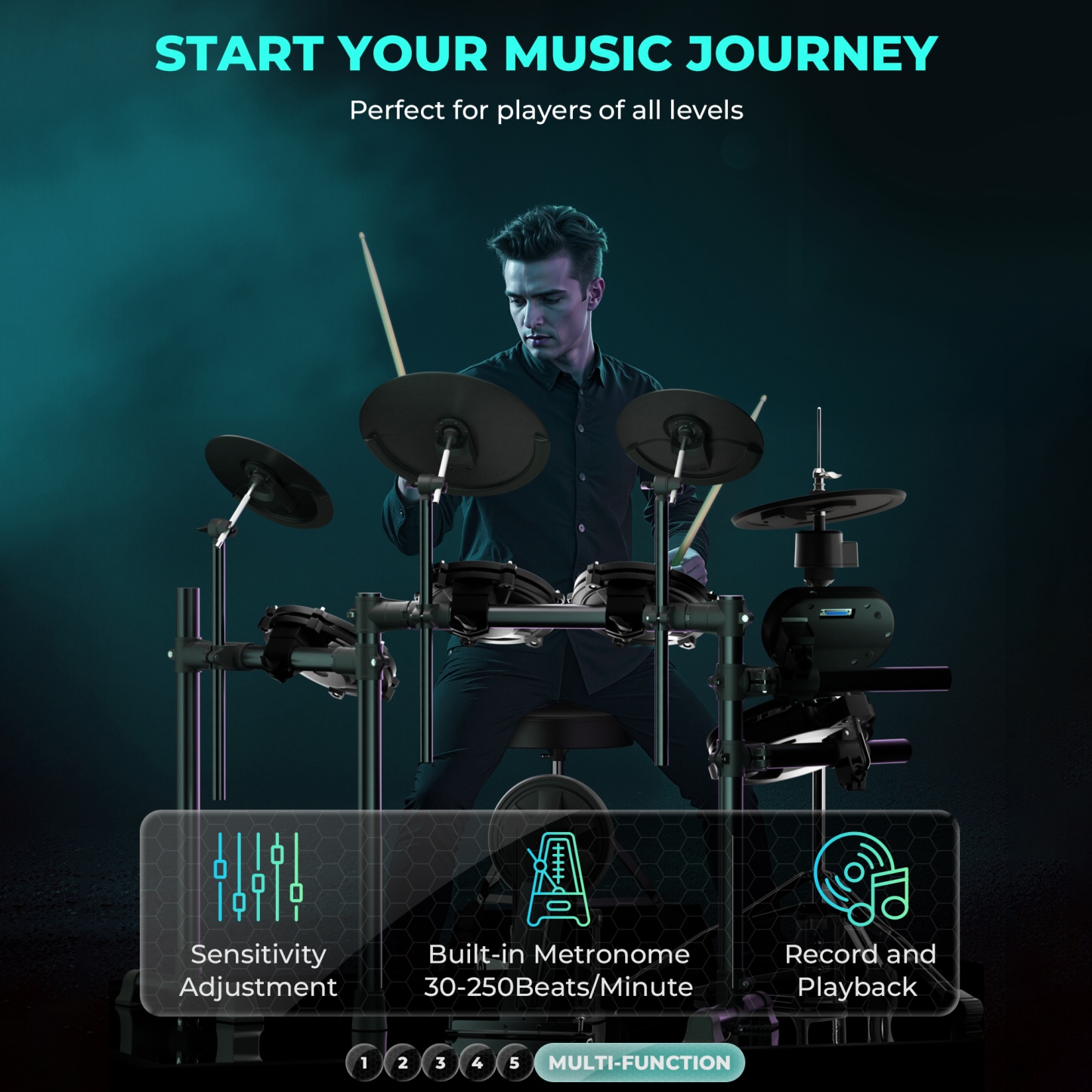 Fesley FED1000 Electric Drum Set