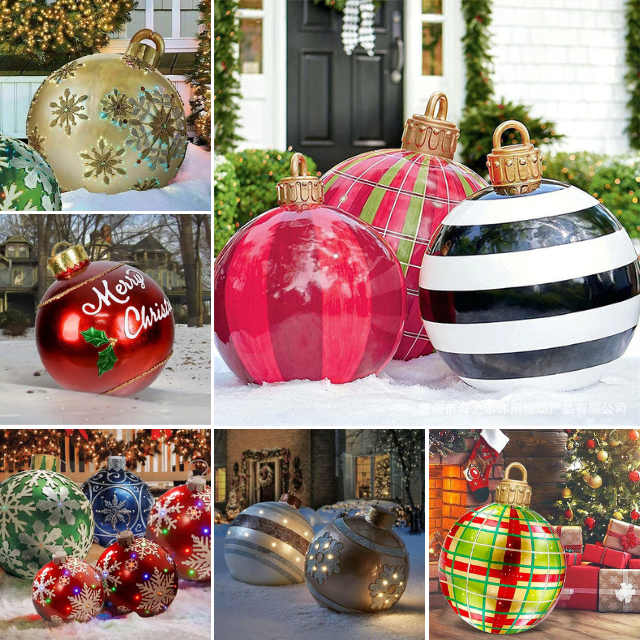 🔥Today only for $19.99🎄Early Christmas Sale -Outdoor Christmas PVC inflatable Decorated Ball