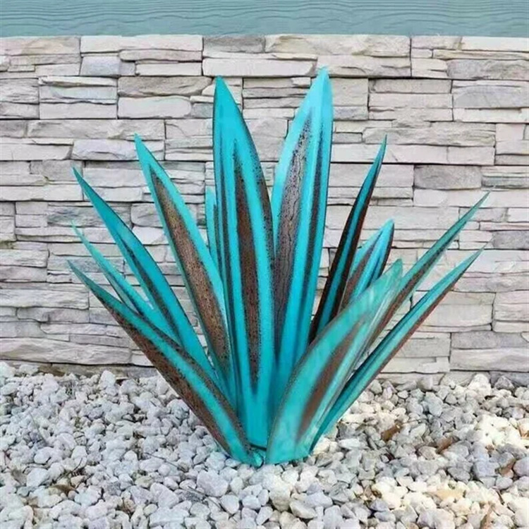 LAST DAY PROMOTION 75% OFF - 🌵Anti-rust Metal Tequila  Agave Plant-Perfect for garden