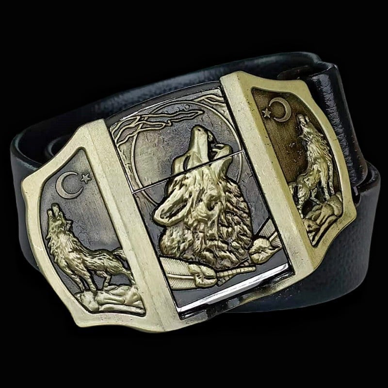 🔥2024 Early Father’s Day Promotion - Belt Buckle With Hidden Lighter