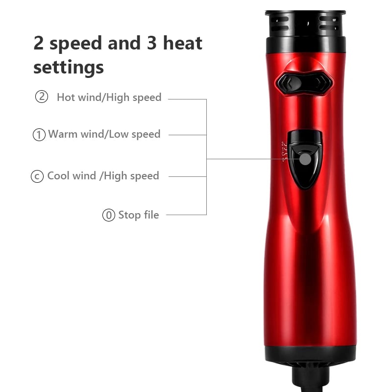 (🔥HOT SALE NOW-49% OFF) - 3-in-1 Hot Air Styler And Rotating Hair Dryer For Dry Hair, Curl Hair, Straighten Hair