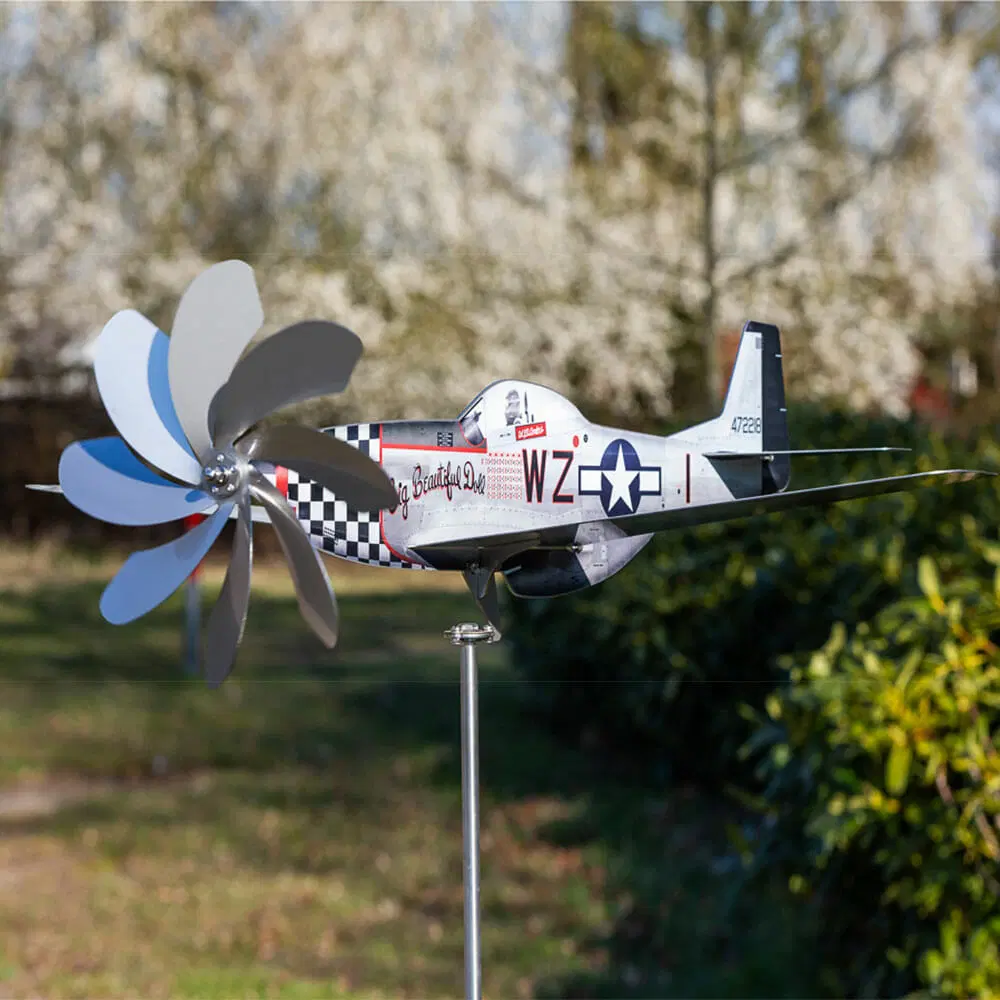 ✈️Airplane Weathervane Garden Wind Spinner Decor Art✈️