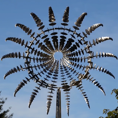 Garden Magic Kinetic Windmill Sculpture Decoration