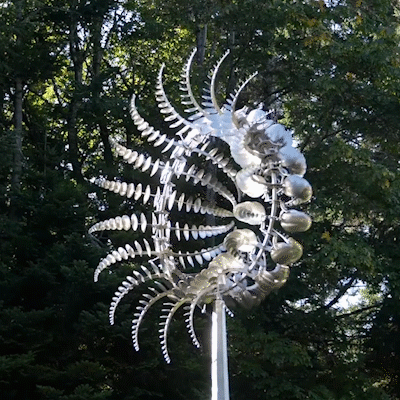 Garden Magic Kinetic Windmill Sculpture Decoration