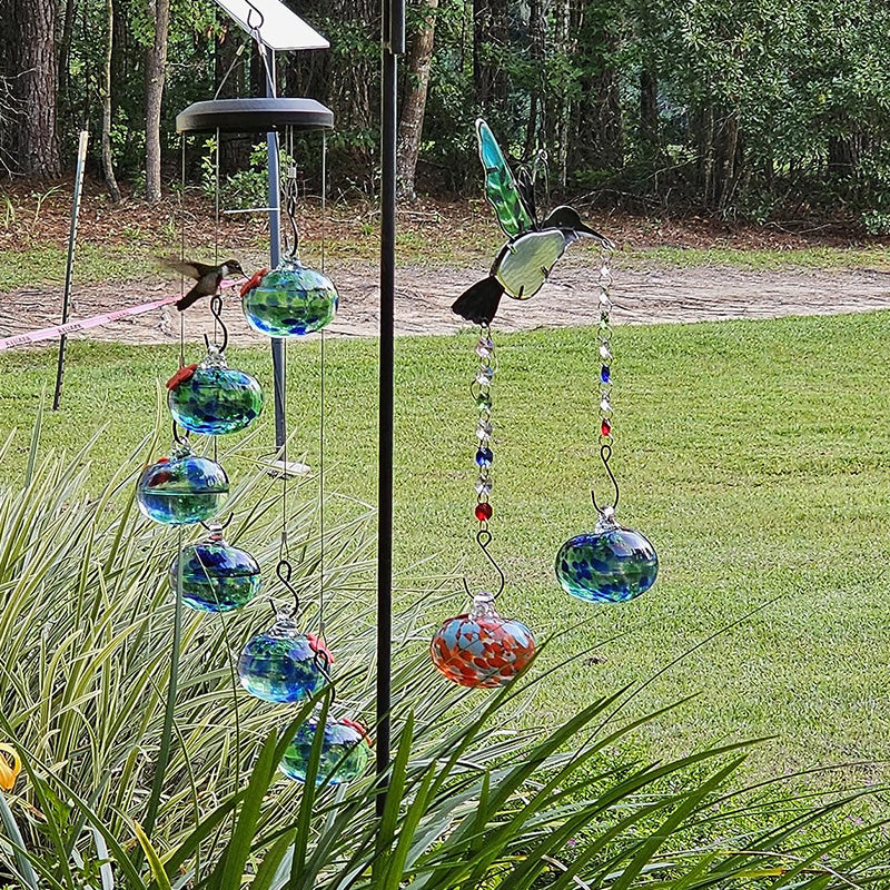 2024 New Charming Wind Chimes Hummingbird feeders Garden Decor